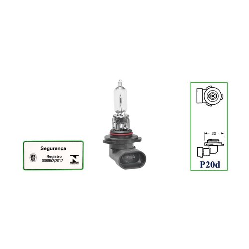 Lâmpada Halógena Hella HB3 12V 65W 9005