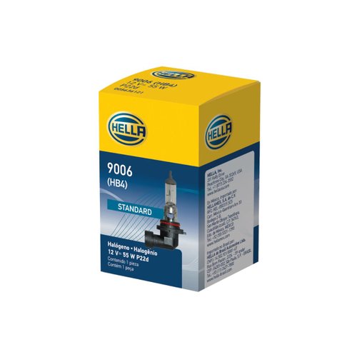 Lâmpada Halógena Hella 12V 55W P22d HB4 9006