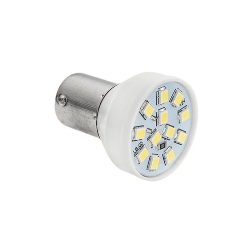Lâmpada LED Autopoli Branco 24V 3,5W BA15S-21 (1141) 10 Unid