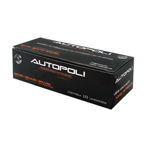 Lâmpada LED Autopoli Branco 24V 3,5W BA15S-21 (1141) 10 Unid