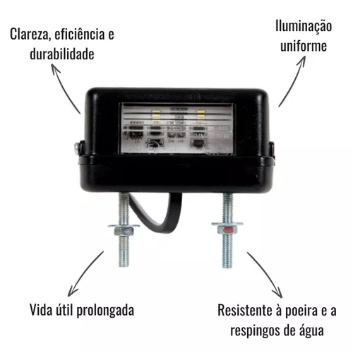 Lanterna de Placa LED Aspöck Regpoint Small Facchini