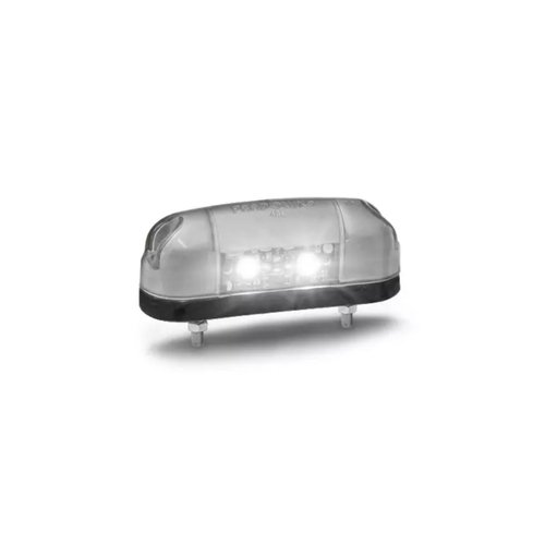 Lanterna de Placa Pradolux Bivolt Alumínio 2 LEDs Universal