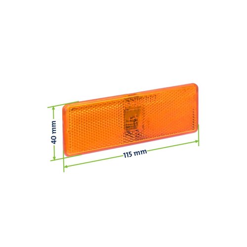 Lanterna Lateral LED Sinalsul Amarela 24V Atego Actros Axor