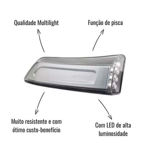 Lanterna Dianteira Pisca LED Multilight 24V LD para Volvo FH