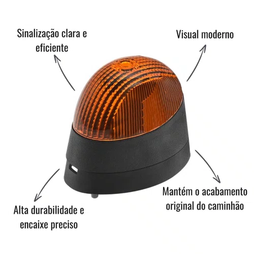Lanterna Dianteira Pisca Sinalsul Amarela Ford Cargo 2011>