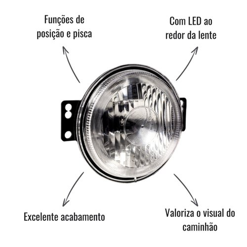 Lanterna Direcional Pisca LED H3 para Constellation