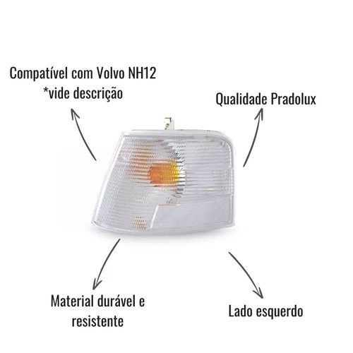 Lanterna Direcional Pradolux LE Cristal Volvo NH12