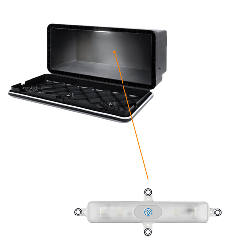 Lanterna Interna LED Sinalsul Cristal Bivolt Com Interruptor