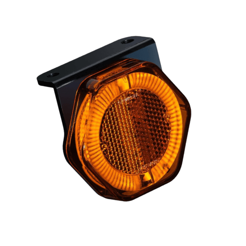 Lanterna Lateral LED Sinalsul Bivolt C/Suporte Amarela