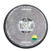 Lanterna Lateral de Posição LED  24V Randon 88mm - Cristal