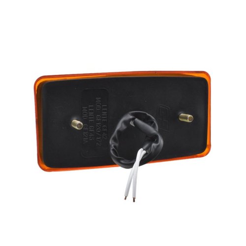 Lanterna Lateral LED Baú GF Bivolt Amarela Com Fios
