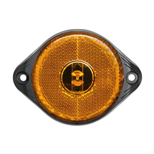 Lanterna Lateral LED Aspöck Amarela C/Conector Randon