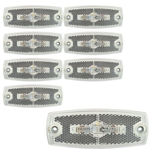 Lanterna Lateral LED Braslux 12/24V Cristal Librelato 8 Unid