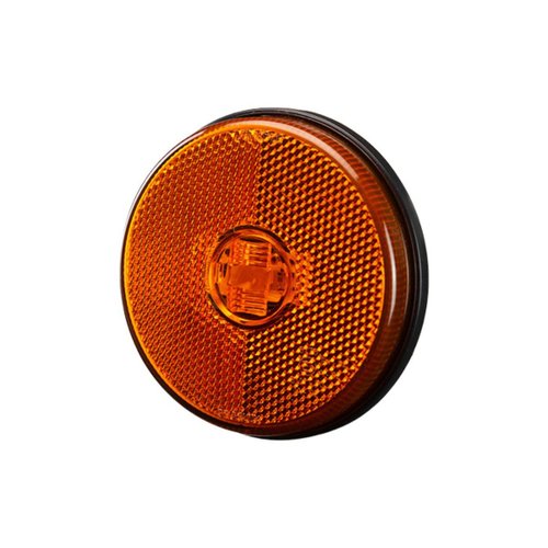 Lanterna Lateral LED Braslux Amarelo Ø 89mm Randon Noma 8 Un