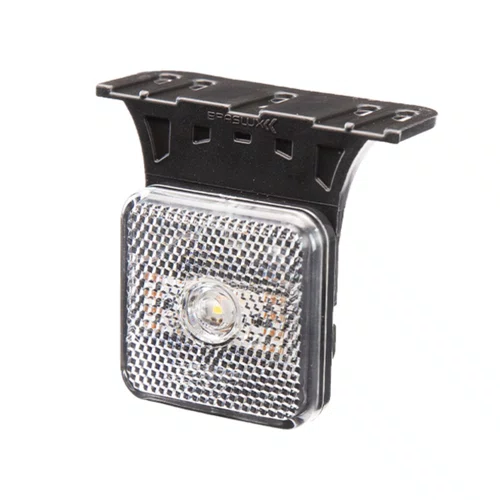 Lanterna Lateral LED Braslux Quadrada Cristal C/Suporte