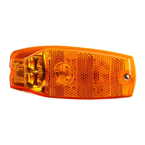 Lanterna Lateral LED Braslux Side Marker Amarelo para Ônibus