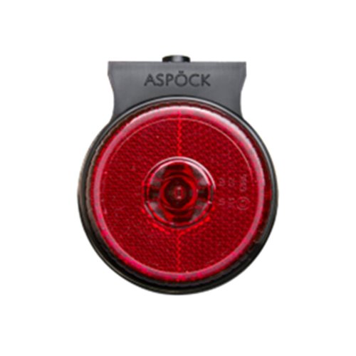 Lanterna Lateral LED  Com Suporte 24V - 65mm Rubí