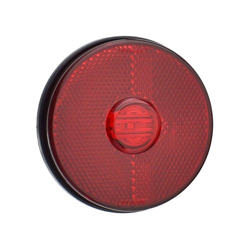 Lanterna Lateral LED Sinalsul 88mm Vermelha Bivolt Conector