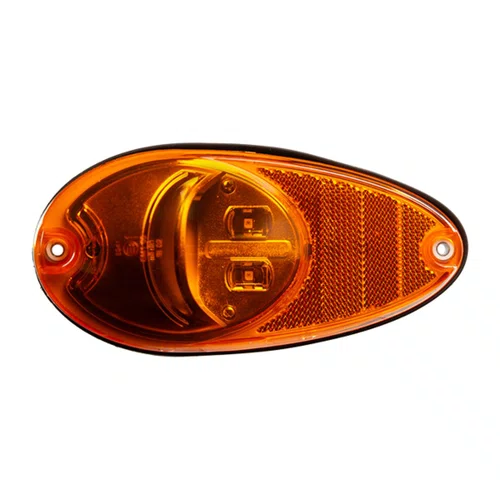 Lanterna Lateral LED Braslux Amarela Ônibus Marcopolo Comil