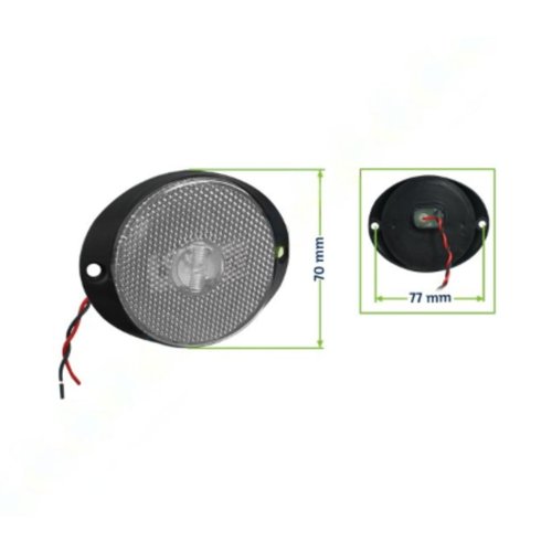Lanterna Lateral Frontal LED Iva Cristal Randon Partir 2012