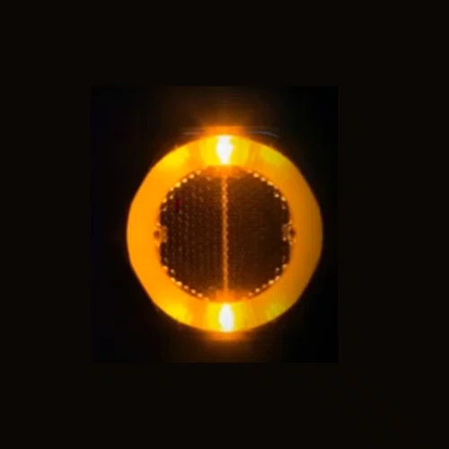 Lanterna Lateral Sinalsul LED Bivolt Amarela Guia de Luz
