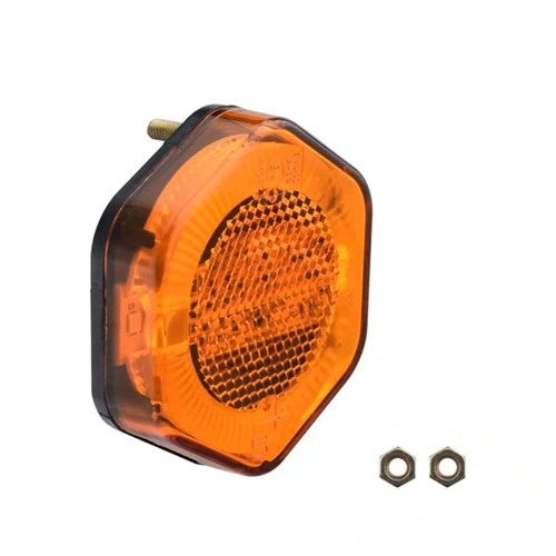 Lanterna Lateral Sinalsul LED Bivolt Amarela Guia de Luz