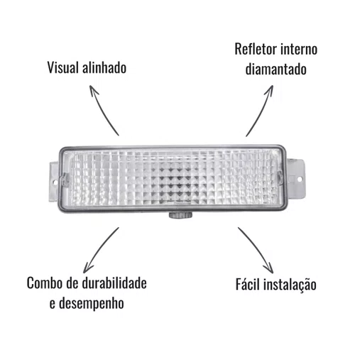 Lanterna Pisca Seta Sinalsul Esquerdo Cristal Ford Cargo