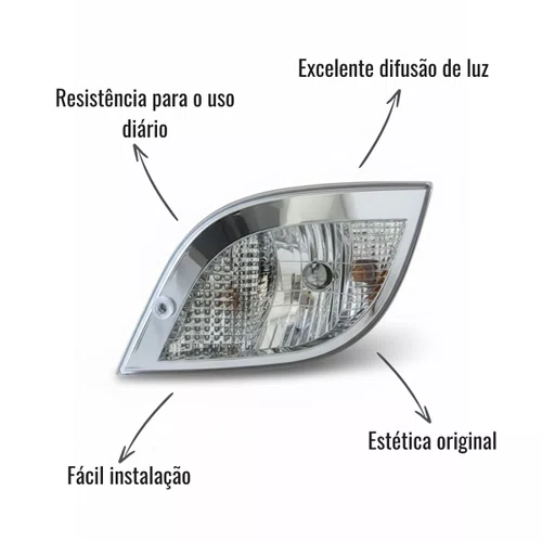 Lanterna Pisca Sinalsul Esquerdo Mercedes-Benz Atego