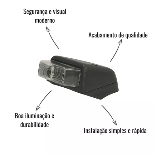 Lanterna Tapa Sol Corujinha GF Esquerdo Cristal Ford Cargo