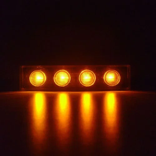 Lanterna Tapa Sol LED Gauer Scania Série 4 Amarelo 5 Unid