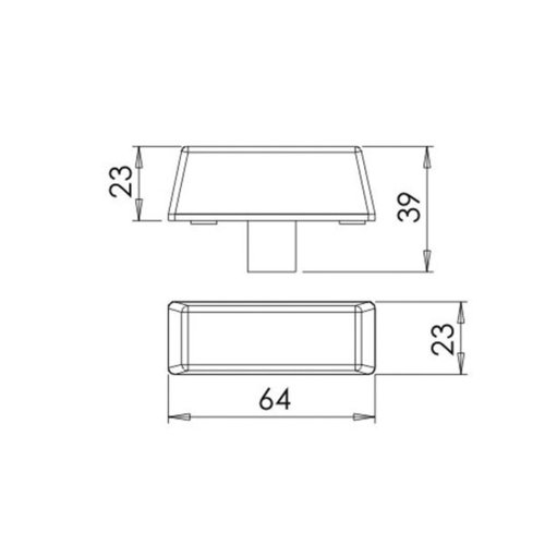 Lanterna Tapa Sol LED Pradolux Cristal PL0442/PL0462 Ford VW