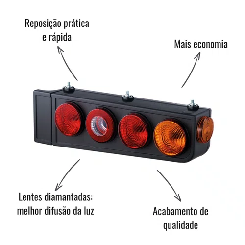 Lanterna Traseira Completa IVA Lado Direito Randon 02-09