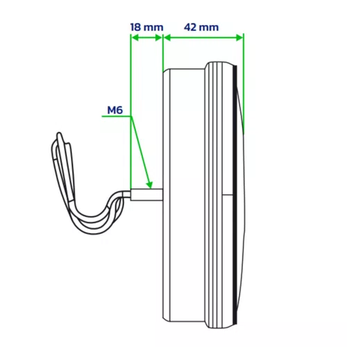 Lanterna Traseira LED Aspöck Ré 24V Facchini