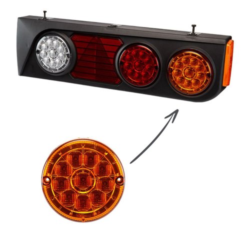 Lanterna Traseira LED Braslux 24V Seta Original Librelato