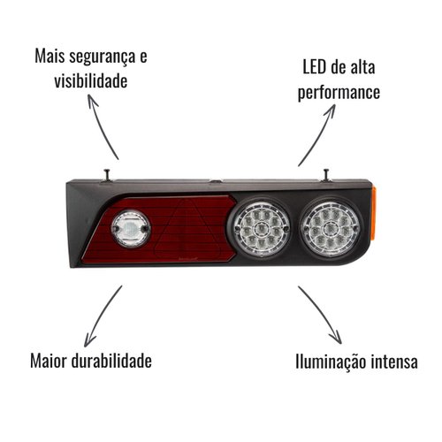 Lanterna Traseira LED Braslux Direito Original Librelato