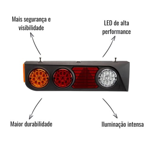Lanterna Traseira LED Braslux Esquerdo Original Librelato