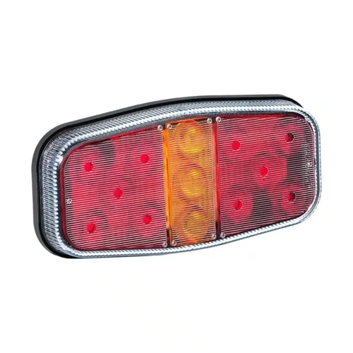 Lanterna Traseira LED Sinalsul Canoinha Reboque 12V