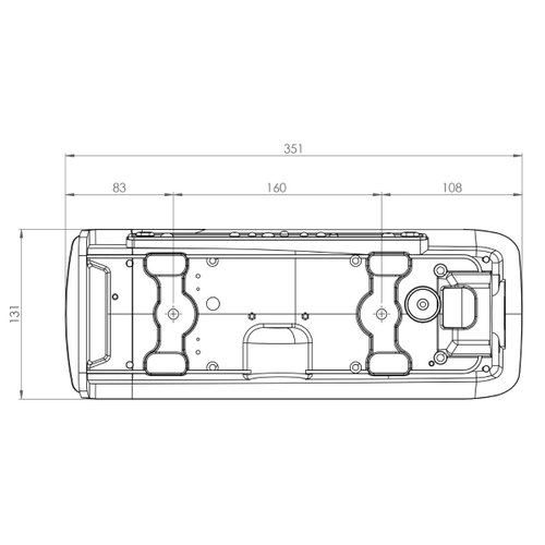 Lanterna Traseira Pradolux LED S/Vigia 24V LD para Volvo