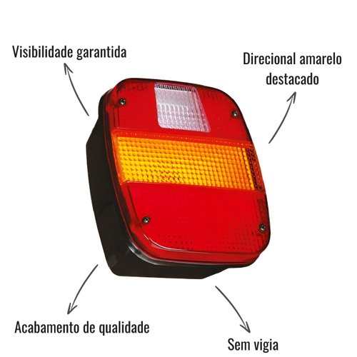 Lanterna Traseira Sinalsul Direito S/Vigia VW Ford Cargo