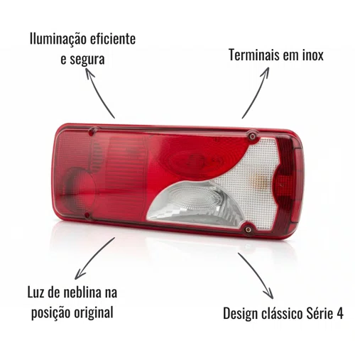 Lanterna Traseira Sinalsul Direito Scania Série 4