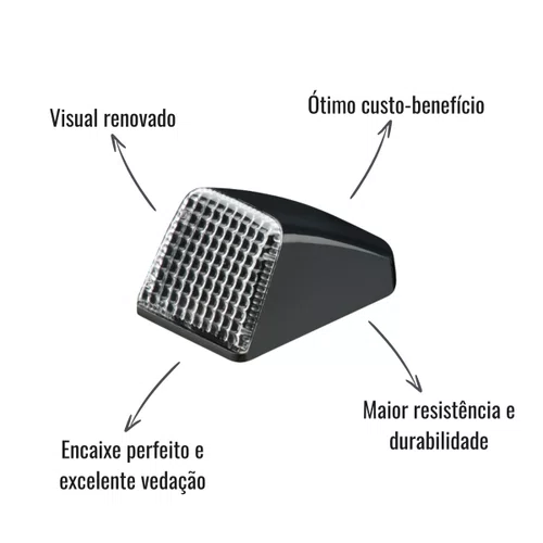 Lente Lanterna Sinaleira Teto Gauer LD LE Volvo FH NH