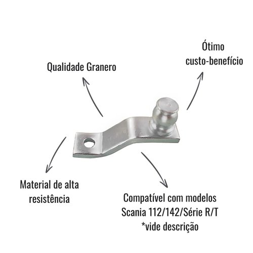 Manivela Limpador Para-Brisa Granero para Scania 112 142 Série R T 81-90