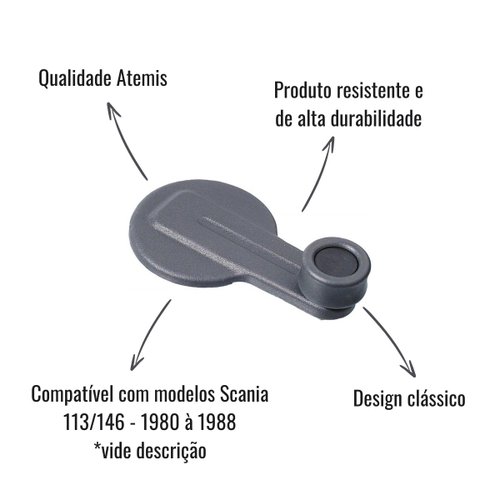 Manivela Regulador do Vidro Atemis para Scania 113/146 - 80 à 88