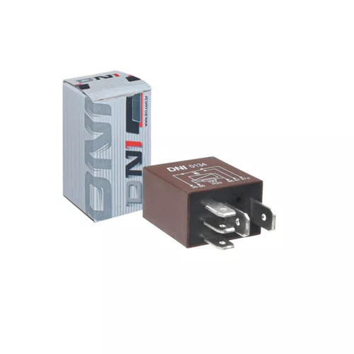 Mini Relé Auxiliar Reversor DNI 0134 12V 5 Terminais 5 Unid