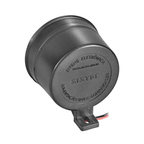 Mini Sirene Sistec Piezoelétrica 6 Tons 6V a 12V Universal