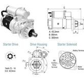 Motor De Partida Volkswagen Ford Delco ZM 4,0Kw 29MT CW 24v
