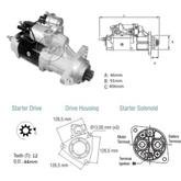 Motor De Partida Volkswagen tipo Delco ZM 6,0kw 38MT CW 24v