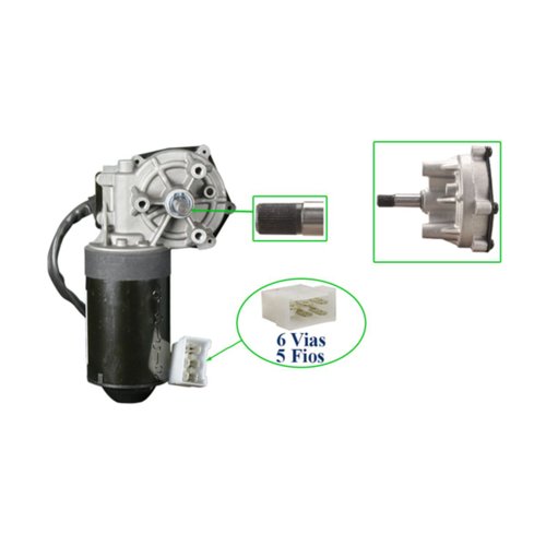 Motor Limpador de Para-Brisa Imobrás 24V para Scania T 112 113 142