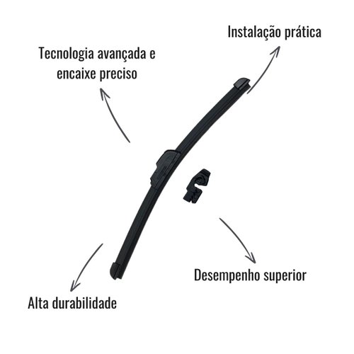 Palheta Limpadora AVX Gol Mobi HB20 Corolla Uno Fiorino