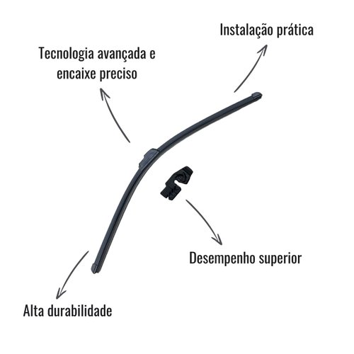 Palheta Limpadora Para-Brisa AVX Dianteira Mobi HB20 Cruze